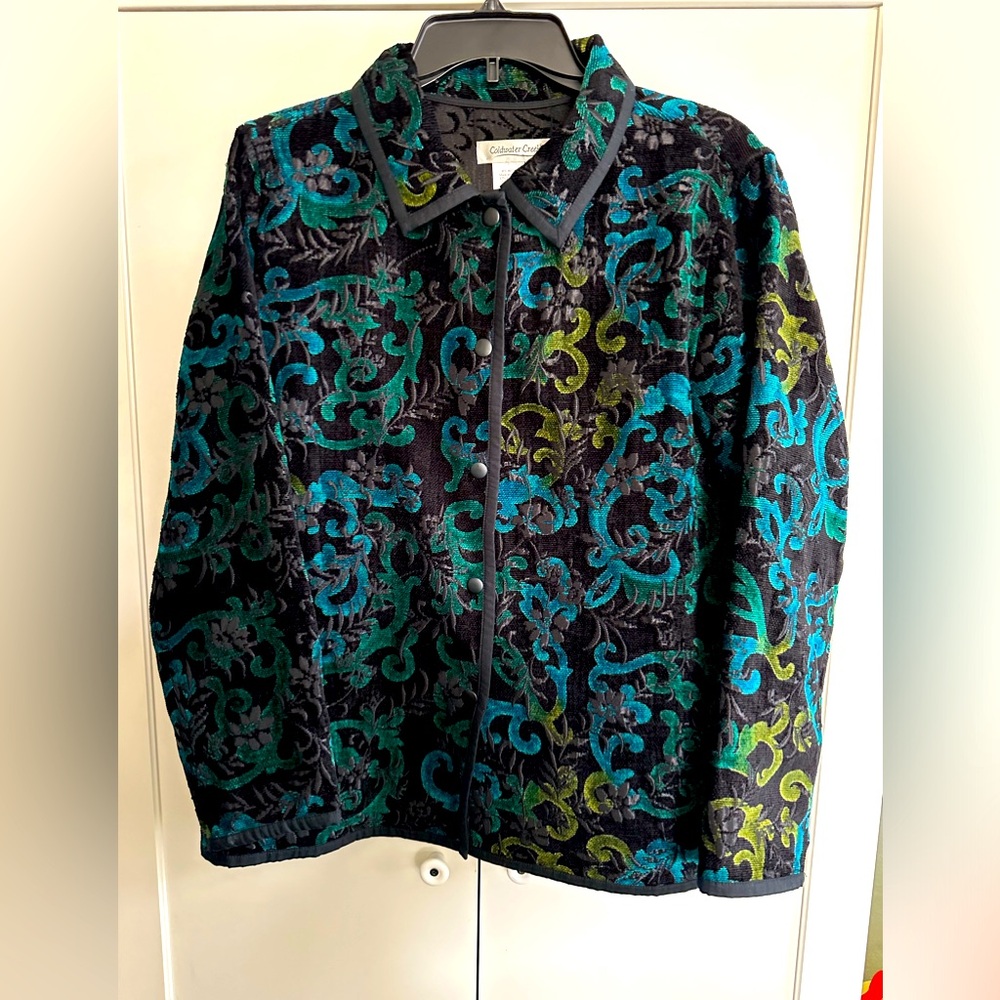 Coldwater Creek Brocade Jacket